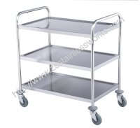 3 layers dining cart