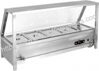 Angle type bain marie