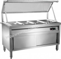glass rack bain marie